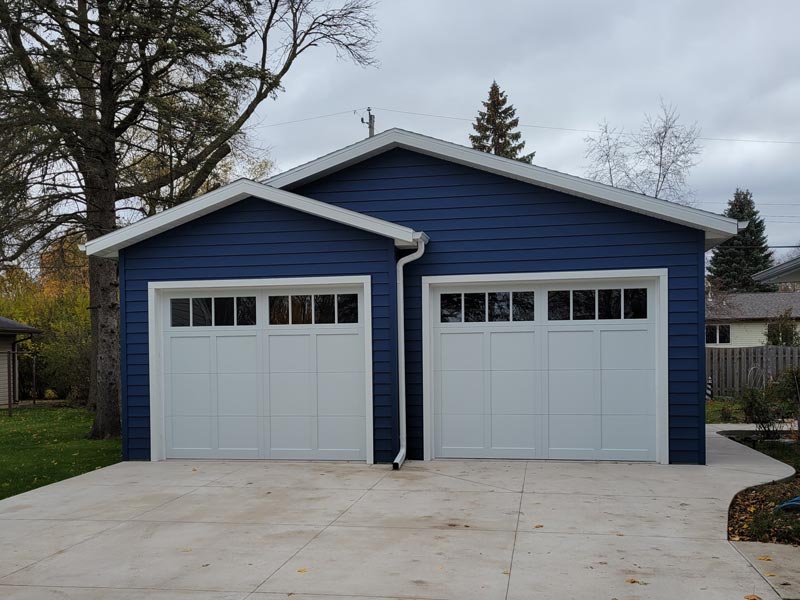 two car garage